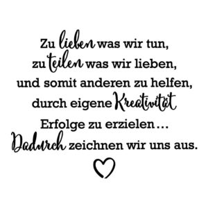 leitspruch stampin up wir teilen was wir lieben statement of the heart