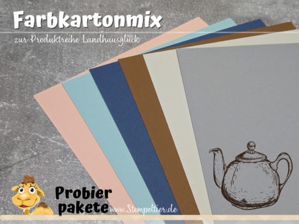 Farbkartonmix "Landhausglück"