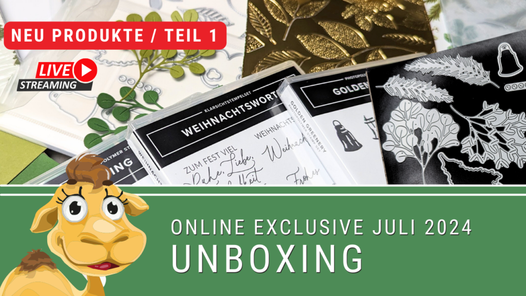 stampin up unboxing haul online exclusive 2024 juli