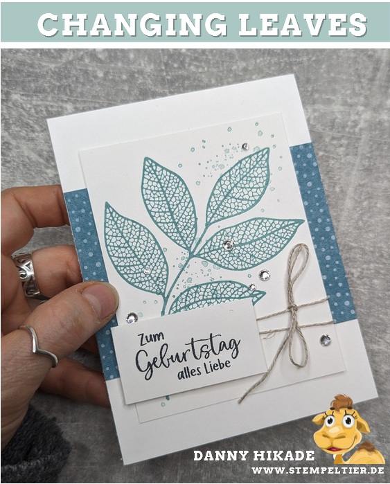 changing leaves geburtstagskarte stampinup