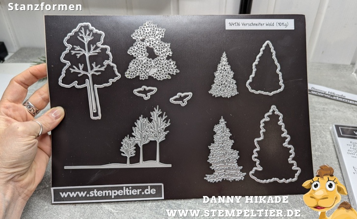 stampinup verschneiter wald online juli 2024 danny stanzformen