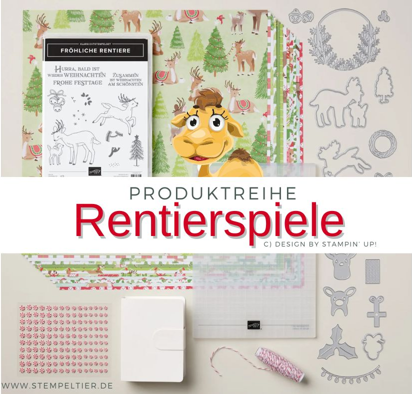 produktreihe stampinup rentierspiele fröhliche rentiere