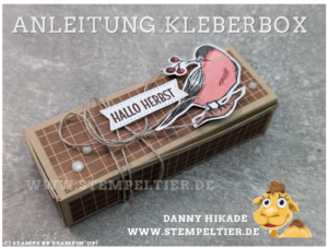 stampinup anleitung kleber box verpackung wipfel herbst vogel danny