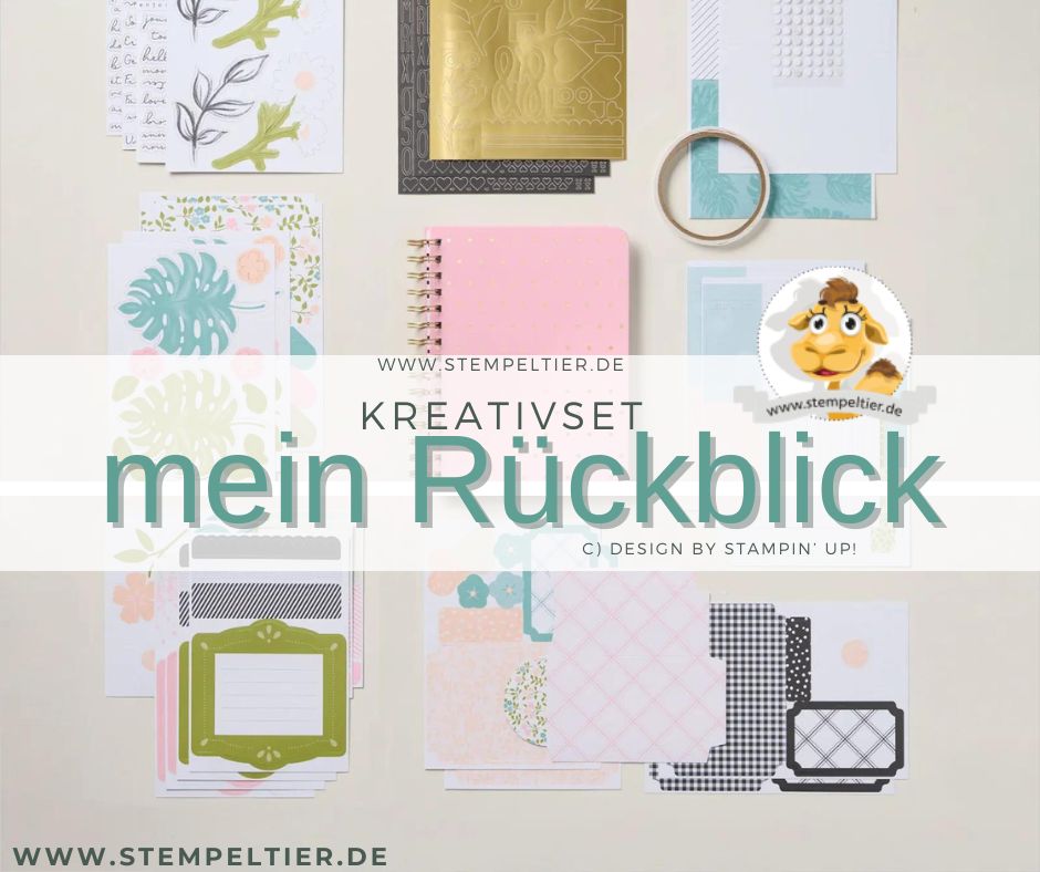 kreativset mein rückblick 2024 notizbuch stampin up