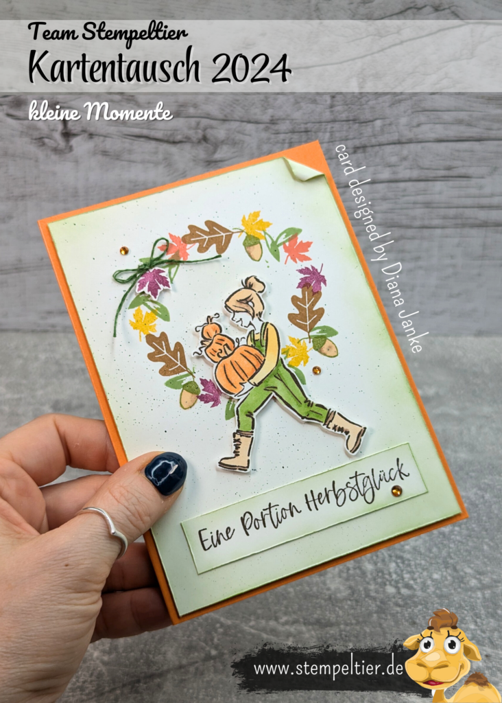 Stampin up Kartenswap team stempeltier winter 2024 hochzeitsklassiker kleine momente herbst diana