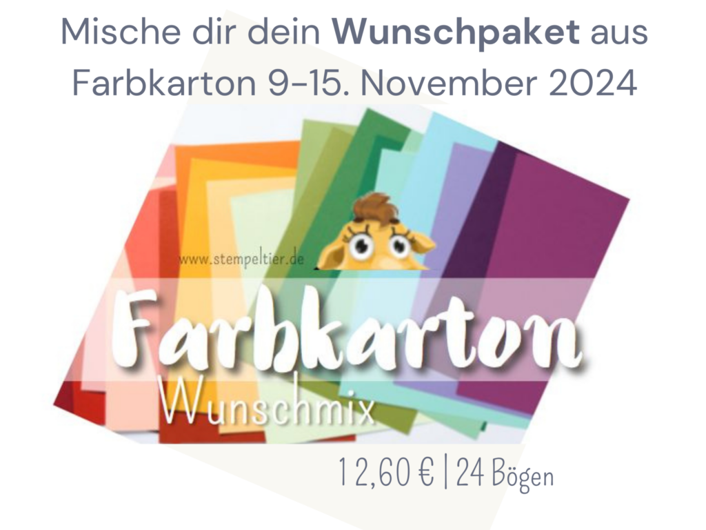 stampin up farbkarton wunschmix aktion