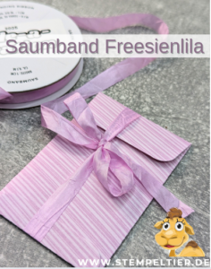 stampin up SAB 2025 saumband freesienlila saleabration prämien