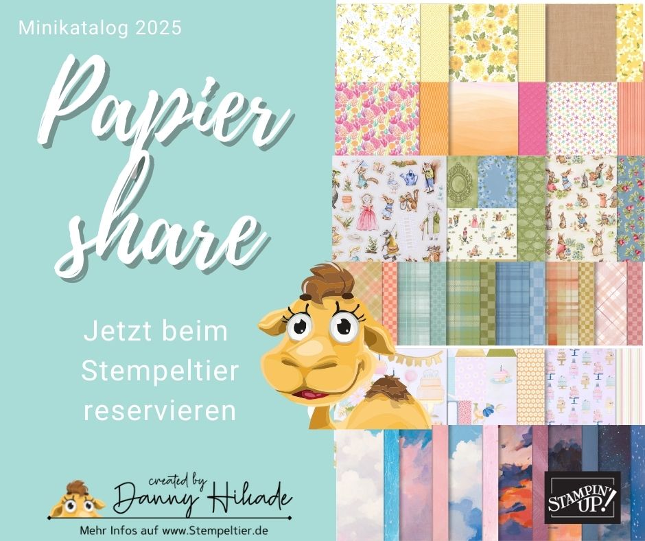 stampin up papiershare 2025 minikatalog