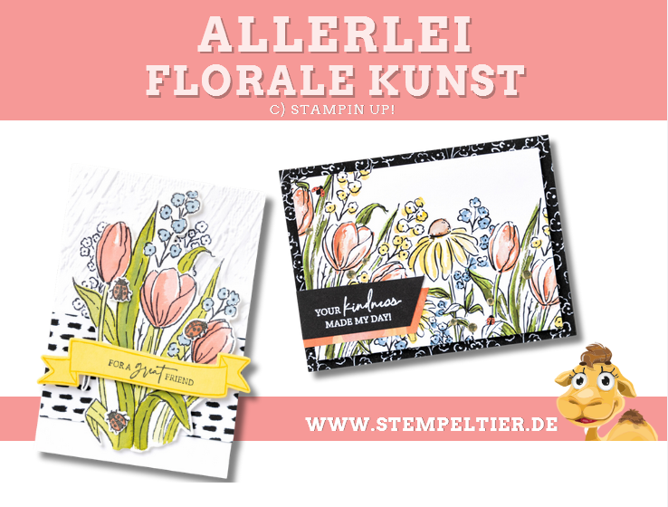 stampin up 2025 neu allerlei florale kunst mixed florals Tulpen