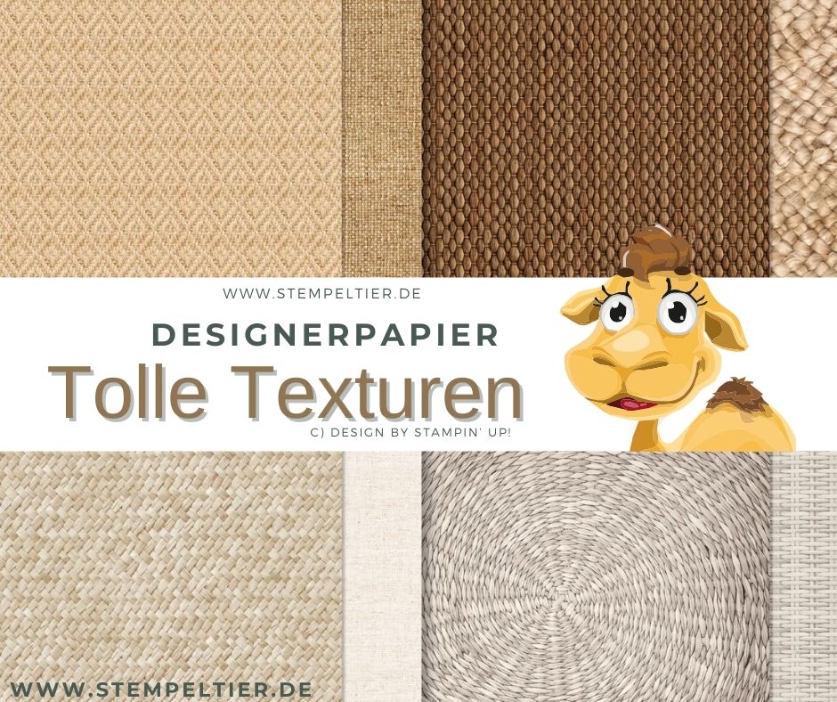 Designerpapier tolle texturen stampin up